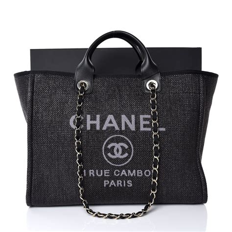 chanel deauville tote raffia|chanel deauville tote.